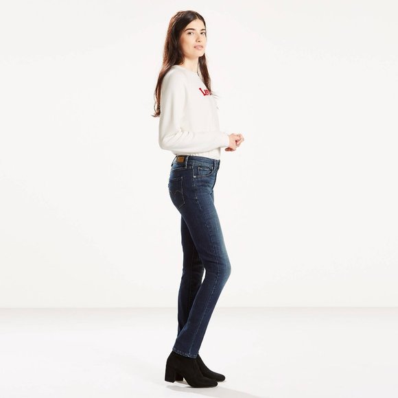 LEVI'S Classic Mid-Rise Skinny Jeans - Size 8 - Picture 1 of 5
